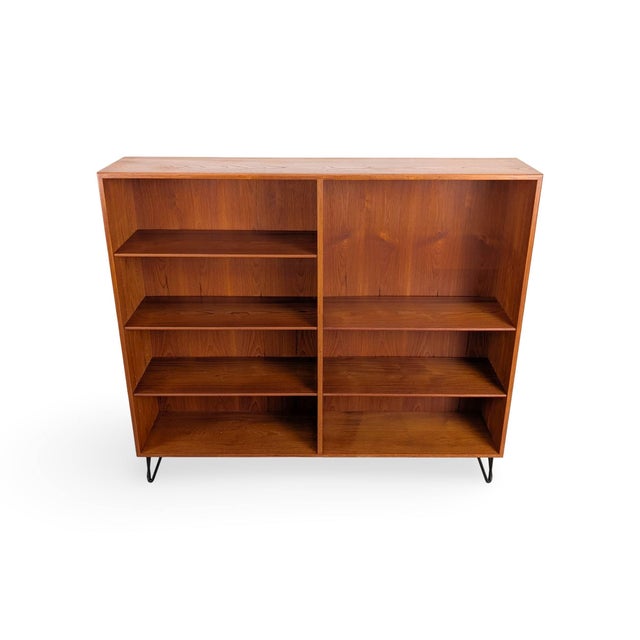 Teak Bookcase by Børge Mogensen for Søborg Møbelfabrik, 1960s For Sale - Image 9 of 9