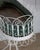 White Wrought Iron Planter with Scrollwork Stand, 20th Century For Sale - Image 8 of 10