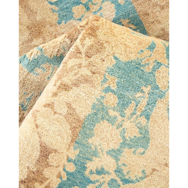 Textile Mogul Collection Hand-Knotted Area Rug - Brown Collection 6' 1" x 8' 7" For Sale - Image 7 of 9