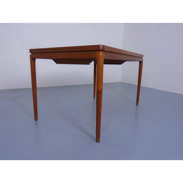 Extendable Teak Dining Table by Johannes Andersen for Christian Linneberg, Denmark, 1960s For Sale - Image 13 of 18