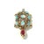 Not Yet Made - Made To Order Bochic “Orient” Retro Multi Sapphires & Opal Brooch Set in 18k Gold & Silver For Sale - Image 5 of 5