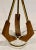 Vintage Danish Modern Organic Form Three-Light Teak and Brass Floor Lamp For Sale In Philadelphia - Image 6 of 9
