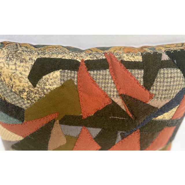 1930s 1930s A Pillow With Patchwork For Sale - Image 5 of 7