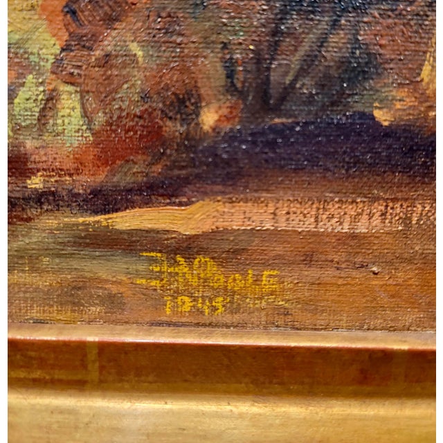 Horatio Nelson Poole - 1945 Lake Tahoe Landscape -Oil Painting For Sale In Los Angeles - Image 6 of 8
