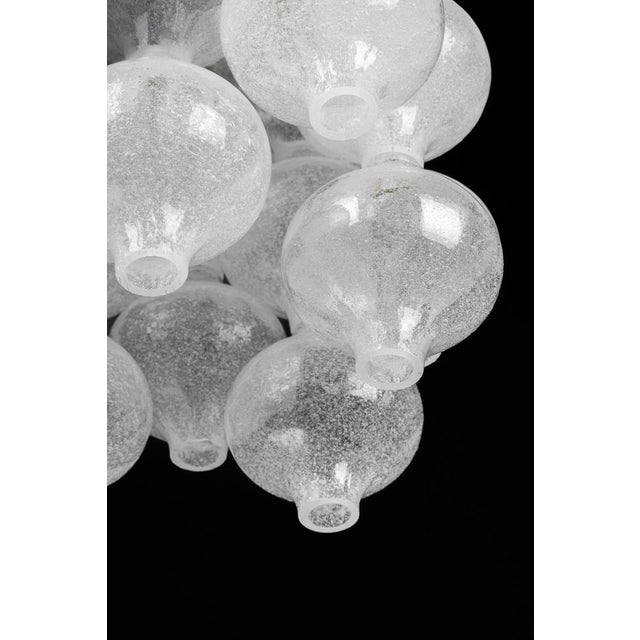 Small Tulipan Glass Pendant attributed to Kalmar, Austria, 1960s For Sale - Image 12 of 18