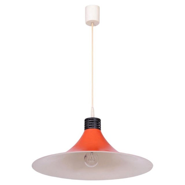 Mid-Century Aluminium Chandelier by Guzzini for Meblo, Italy, 1970s For Sale - Image 10 of 10