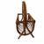 Vintage Bent Bamboo and Rattan Magazine Media Rack For Sale - Image 6 of 9