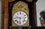 French French Cherry Grandfathers Clock, Brass Face and Striking Bell For Sale - Image 3 of 10