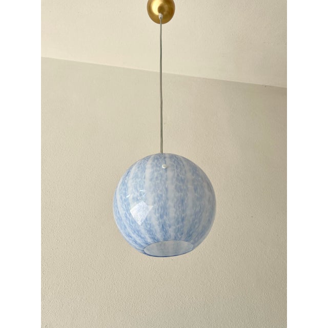 Blue Tulipano 20 Pendant Light from La Murrina, 1990s For Sale - Image 3 of 17