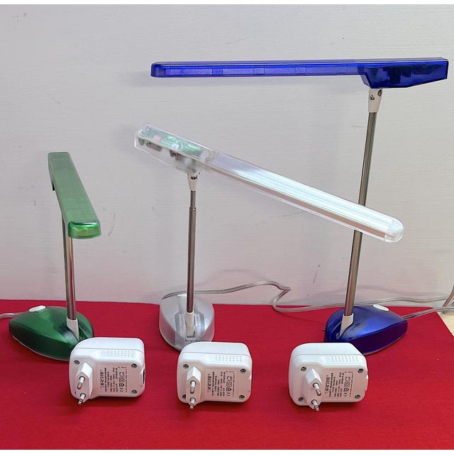 Plastic Microlight Lamp by Ernesto Gismondi for Artemide, 1990, Set of 3 For Sale - Image 7 of 18