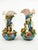 Liberty Vases in Polychrome Ceramic, 1890s, Set of 2 For Sale - Image 6 of 6