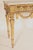 Antique Continental Louis XVI Style Gilt Wood Marble Top Console Table For Sale In Los Angeles - Image 6 of 14