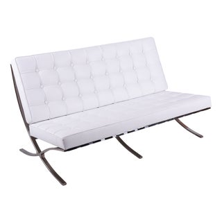 Bauhaus Barcelona Sofa by L.M. Van Der Rohe for Knoll Inc, 1960s For Sale