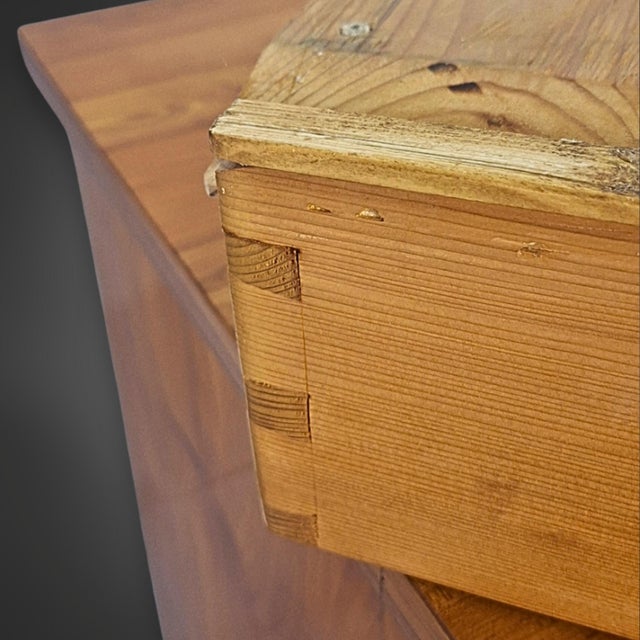 Biedermeier Half-Cabinet in Cherry Wood Veneer, Southern Germany, 1830 For Sale - Image 13 of 16