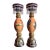 Tracy Porter Hand Painted Stonehouse Farm Goods Candle Sticks For Sale