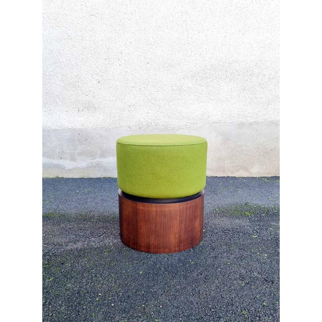 1960s Mid-Century Modern Wooden Ottoman, Italy, 1960s For Sale - Image 5 of 12