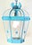 Vintage Style Solid Brass Verdigris Hanging Lantern - Restored & Rewired For Sale In Miami - Image 6 of 13