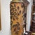 Wood Mid 20th Century Vintage Wallpaper Printing Roller Lamp For Sale - Image 7 of 12
