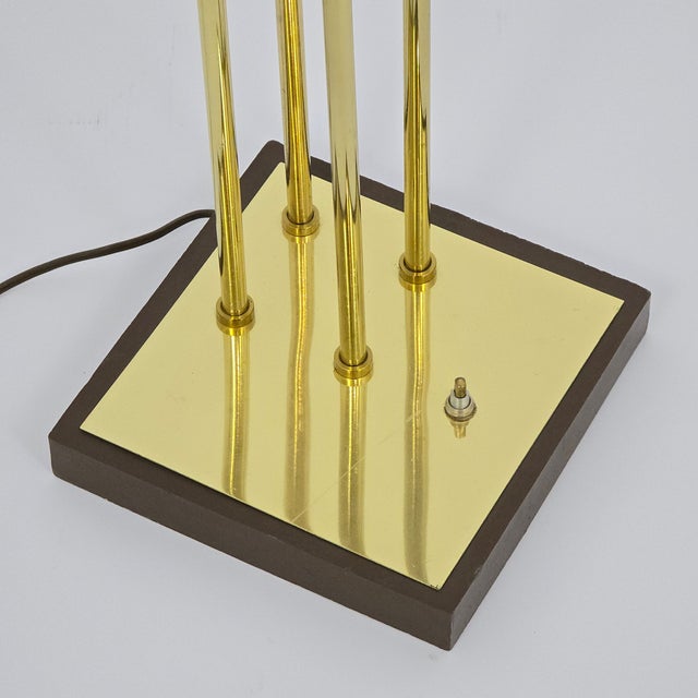 Vintage Mid-Century Modern Brass Floor Lamp by Goffredo Reggiani For Sale - Image 12 of 12