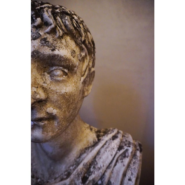 Ivory Sculpture of a Bust in Biscuit Porcelain, 1940s For Sale - Image 8 of 13