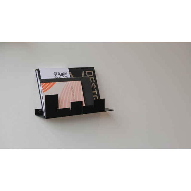 NVMD City Floating Shelf in Black Steel from EMKO, Set of 2 For Sale - Image 12 of 15