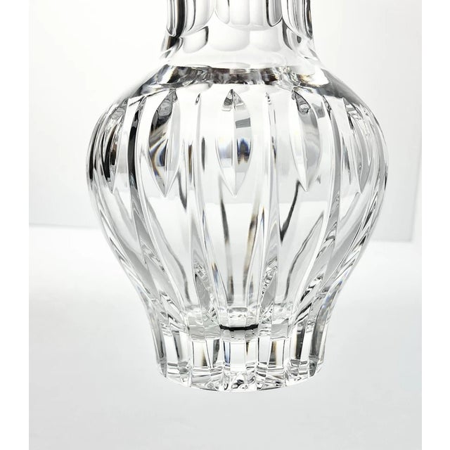 Waterford Crystal Waterford (Marquis) “Sheridan” Crystal Bulbous Flower Vase For Sale - Image 4 of 9