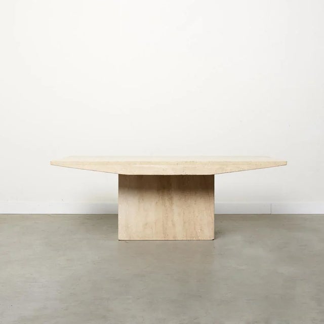 Stone Travertine Coffee Table, 1970s For Sale - Image 7 of 10