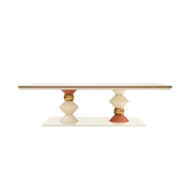 Wood Cortez Dining Table by Malabar For Sale - Image 7 of 7