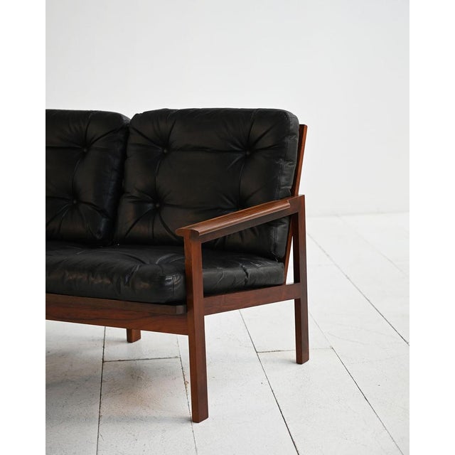 Wood Capella Sofa by Illum Wikkelsø for CFC Silkeborg, 1960s For Sale - Image 7 of 13