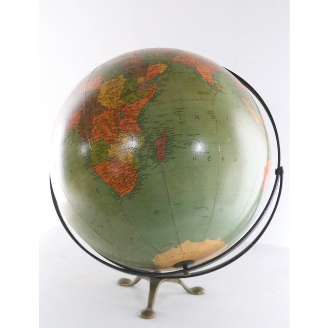 Vintage Replogle Globe on Stand For Sale - Image 9 of 18