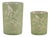 Frosted Floral Bird Candle Holder (Set of 2) For Sale