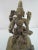 Intricate brass figurine of 2 deities on horse. Measures 4.5" tall x 4" x 3.75"