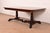 Baker Furniture Regency Banded Mahogany Double Pedestal Extension Dining Table, Newly Refinished For Sale - Image 12 of 17