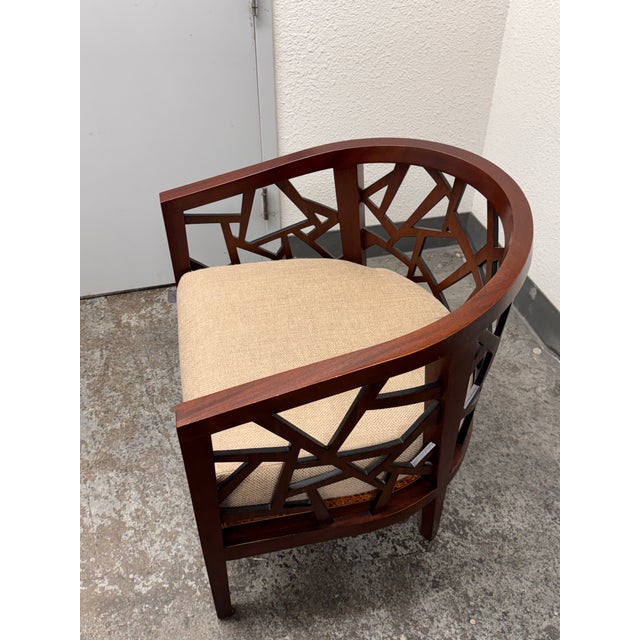 Crate & Barrel Ankara Lounge Chair For Sale In San Francisco - Image 6 of 12