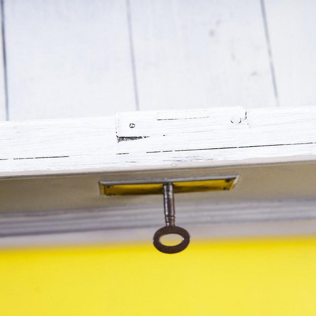 Gray English Style Double Door Buffet, 1900s For Sale - Image 8 of 18