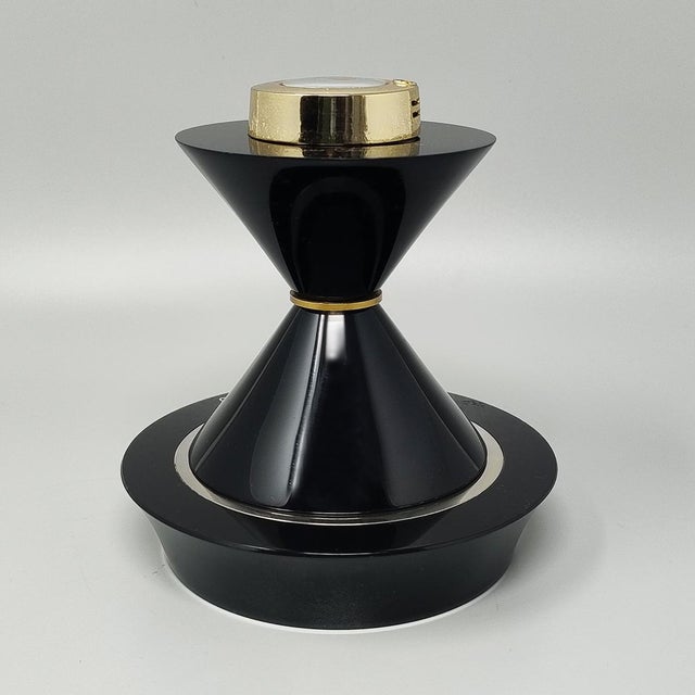 1970s gorgeous black smoking set by pierre cardin in lucite and metal. Made in france the items are in excellent...