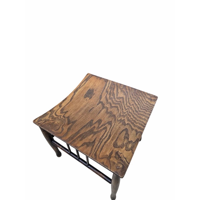 Early 20th Century Antique American Arts and Crafts Mission Oak Side Table For Sale - Image 5 of 7