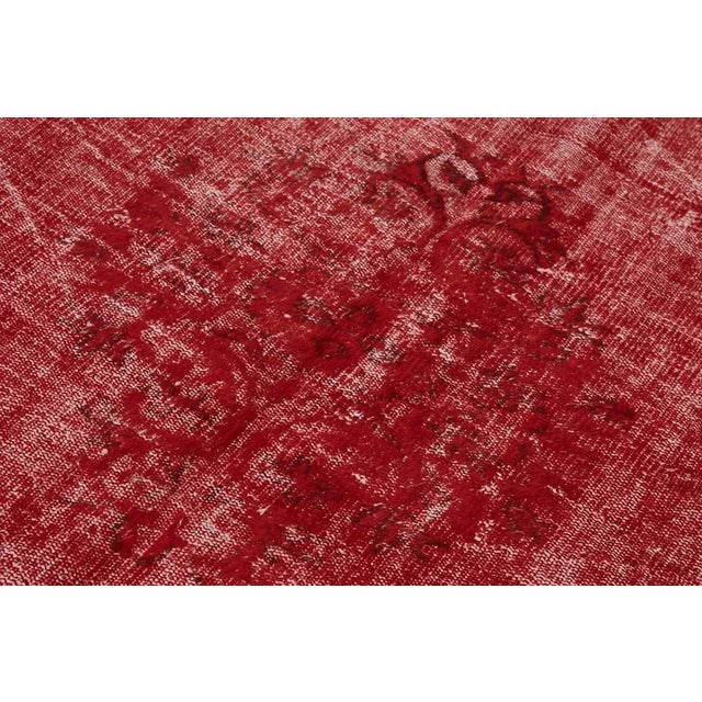 Turkish Hand Carved Rug For Sale - Image 5 of 7