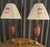 Pristine Mid 20th Century Japanese Moriage Porcelain & Brass Tall Lamps For Sale - Image 4 of 13