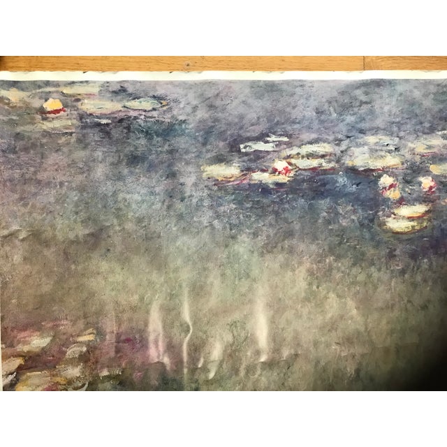 Paper 1978 Claude Monet Water Lilies – St. Louis Art Museum Exhibition Poster (Giverny) For Sale - Image 7 of 9