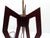 Wood Large Sculptural Tripod Lamp in Stained Wood with Compass-Shaped Lines, 1960s For Sale - Image 7 of 11