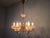 Mid-Century Czech Brass and Frosted Glass 6-Arm Chandelier, Železný Brod, 1960s For Sale - Image 16 of 18
