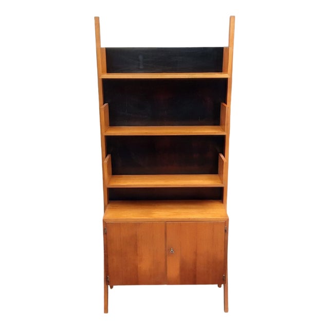 Standing Shelf in Cherrywood by Heinz Vetter for Wilhelm Renz, 1950s For Sale