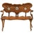 Not Yet Made - Made To Order Varnished Oak Jugendstil Calvet Bench by Antoni Gaudí, Spain For Sale - Image 5 of 5