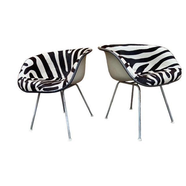 Black MCM La Fonda Chairs by Herman Miller Newly Reupholstered - Pair For Sale - Image 8 of 9