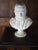 Vintage Arnaldo Giannelli Victor Hugo Alabaster Bust For Sale - Image 4 of 9