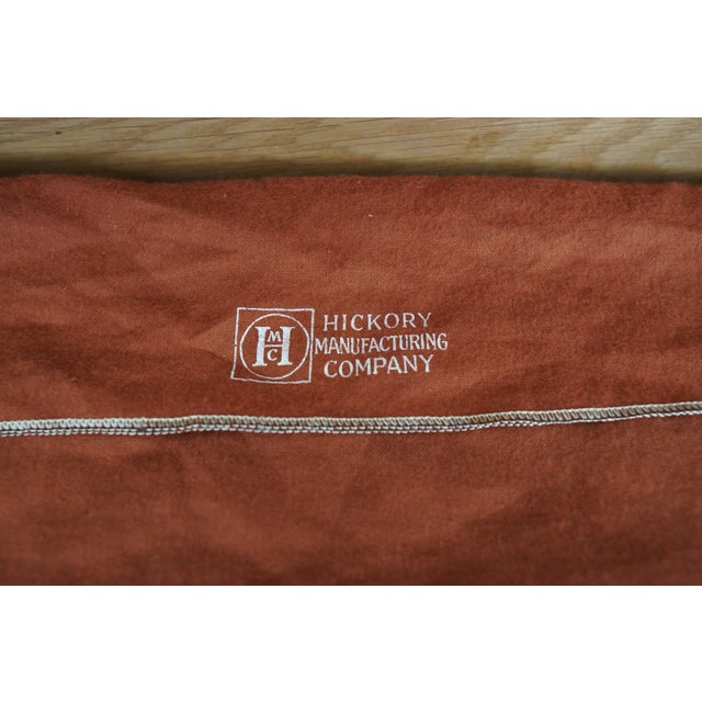 Vintage Hickory Manufacturing Company Burl Wood Cabinet For Sale - Image 17 of 18