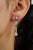 These drop earrings feature 1.02 carats of mixed gemstones set in 14K white gold. The blue sapphires and pear-shaped...