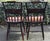 Mid 19th Century Paint Decorated Spindle Back Chairs - A Pair For Sale - Image 10 of 12