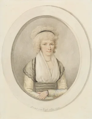 Portrait of a Lady, 1792, Pencil